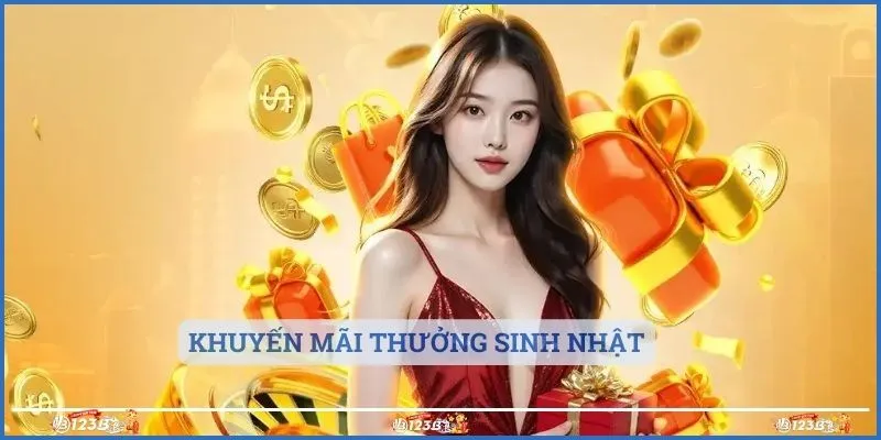 Khuyến mãi thưởng sinh nhật