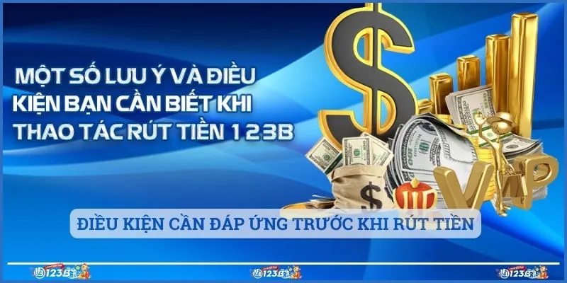 Thực hiện rút tiền 123b với vài bước đơn giản